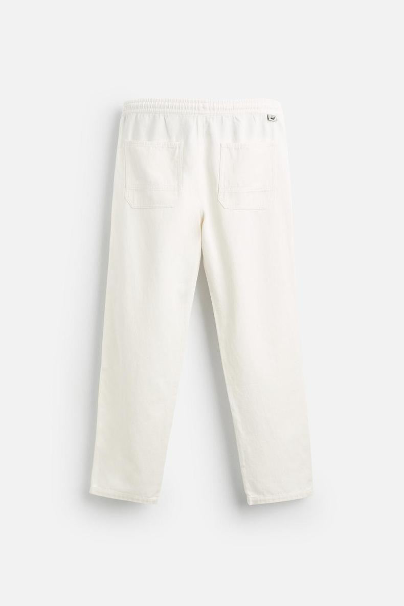 Viral White Pants Unisex