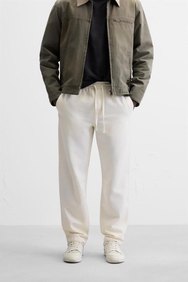 Viral White Pants Unisex