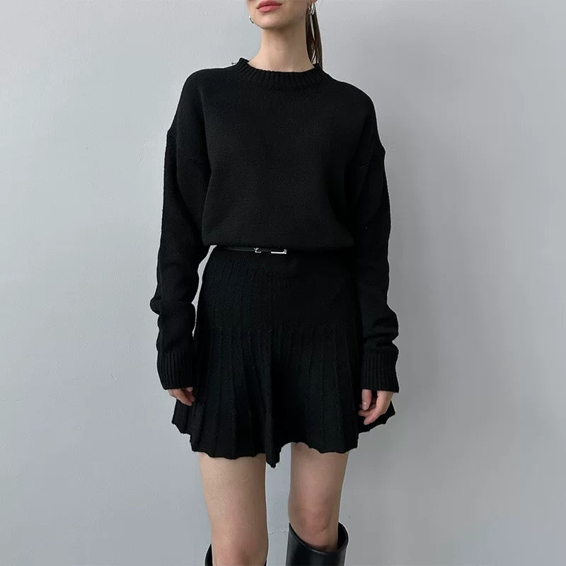 Pullover & Skirt Set