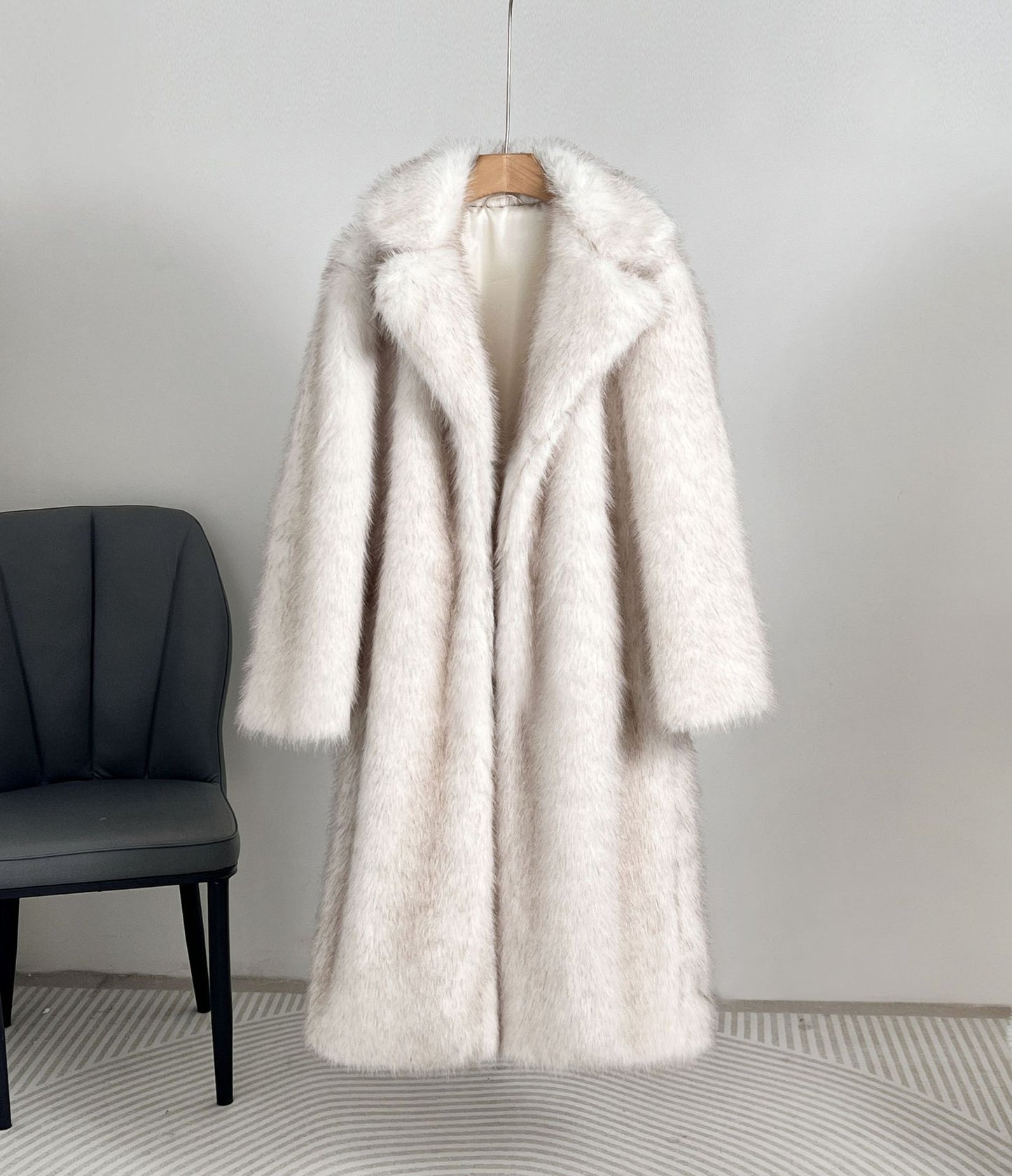 Oversized Fluffy Winter Coat Women