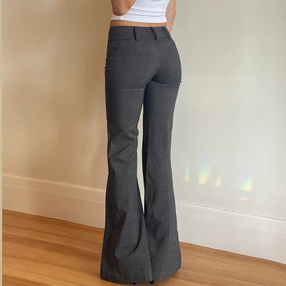 Pantalon de costume évasé viral femme