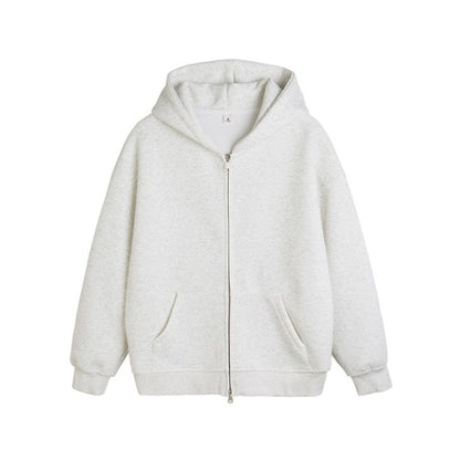 Basic Zip Up Hoodie Men