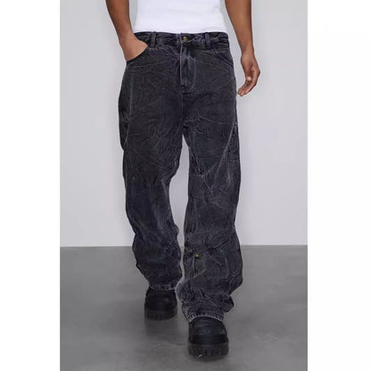 Jeans Winkled Homme