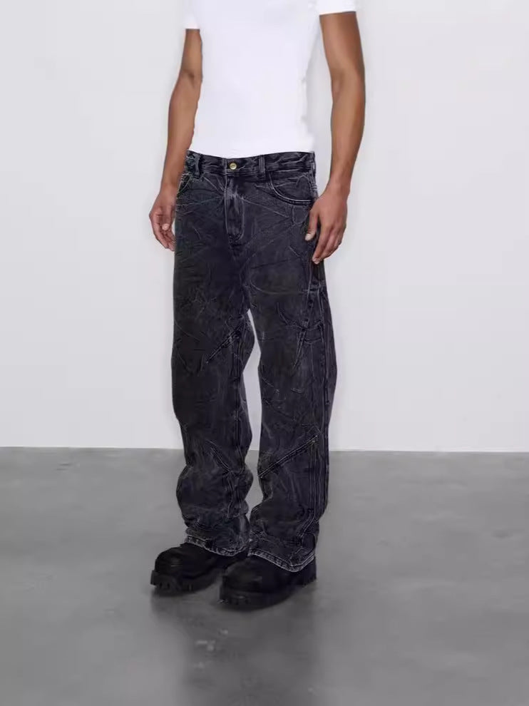 Winkled Jeans Men