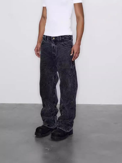 Jeans Winkled Homme