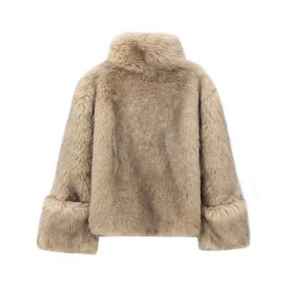 Fluffy Huski Coat Women