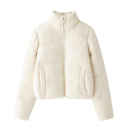 White Puffer Coat Women