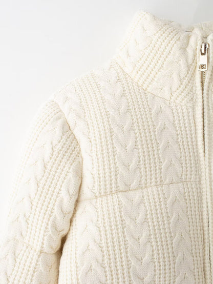 White Puffer Coat Women