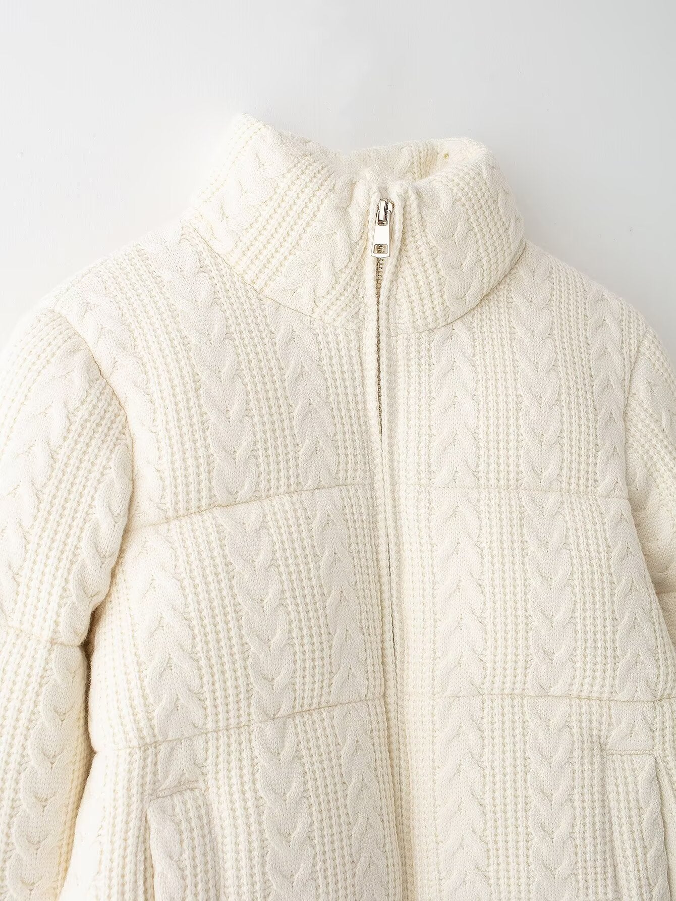 White Puffer Coat Women