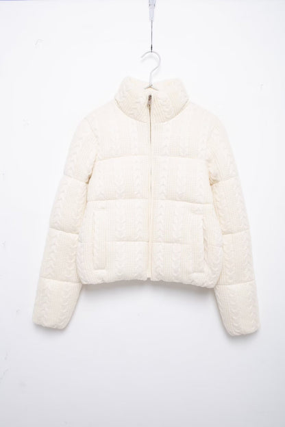 White Puffer Coat Women