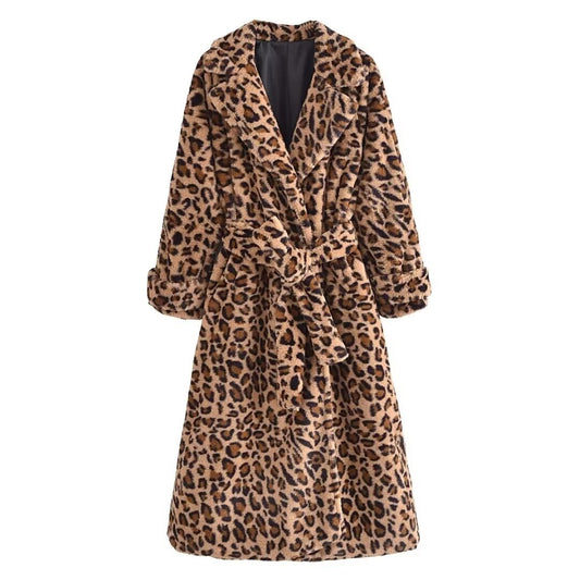 Leopard Coat Women