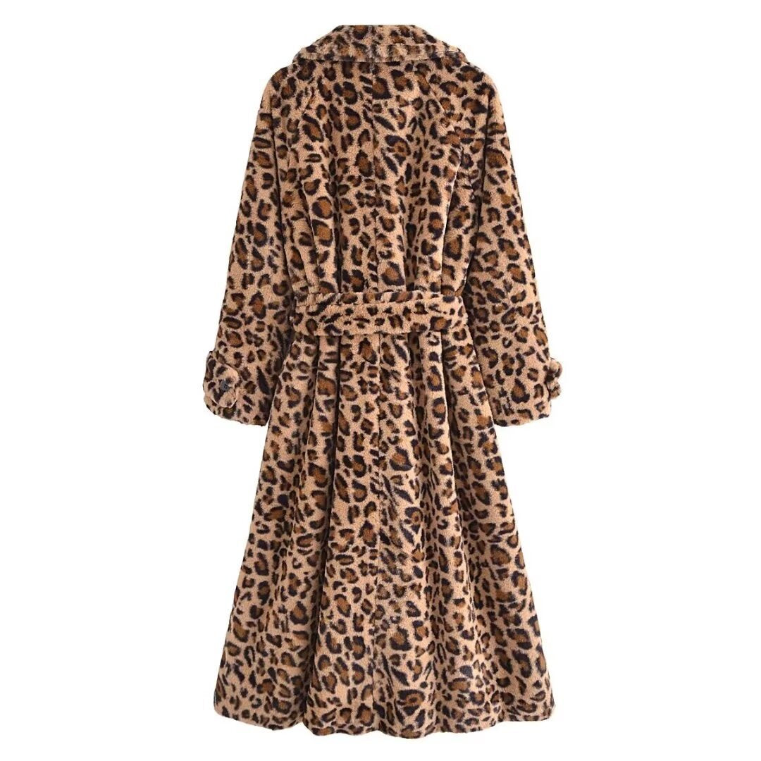 Leopard Coat Women