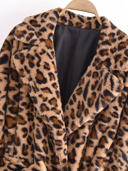 Manteau Léopard Femme