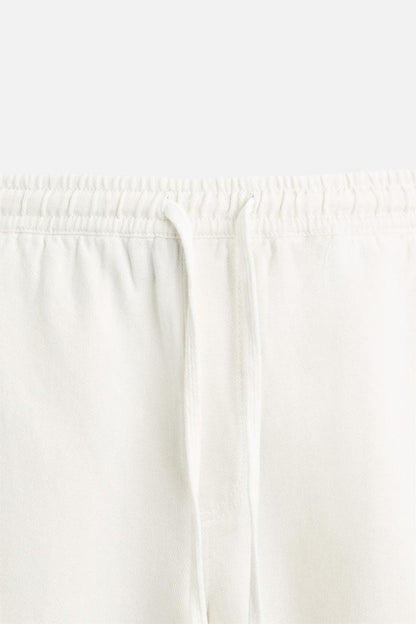 Pantalon blanc viral unisexe