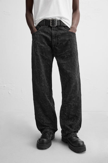 Jean Baggy Noir Homme