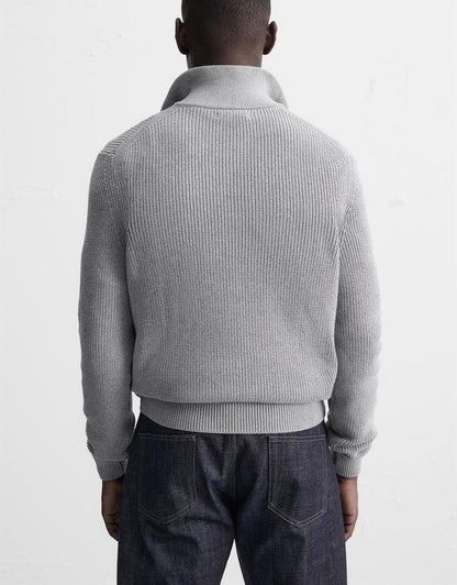 Viral Half zips Knit Sweater