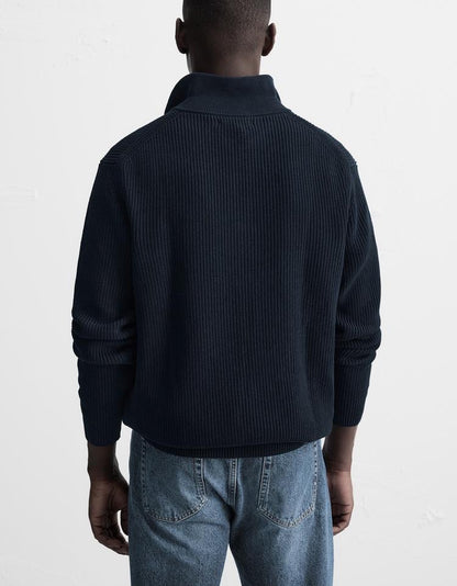 Viral Half zips Knit Sweater