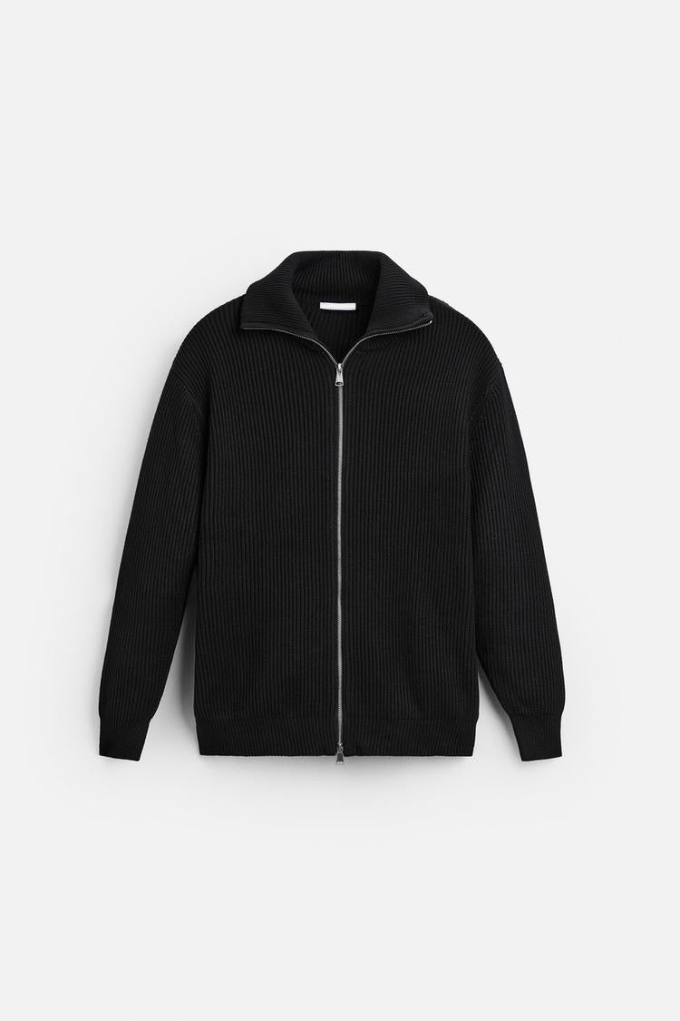 Viral Knit Zip-Up Men