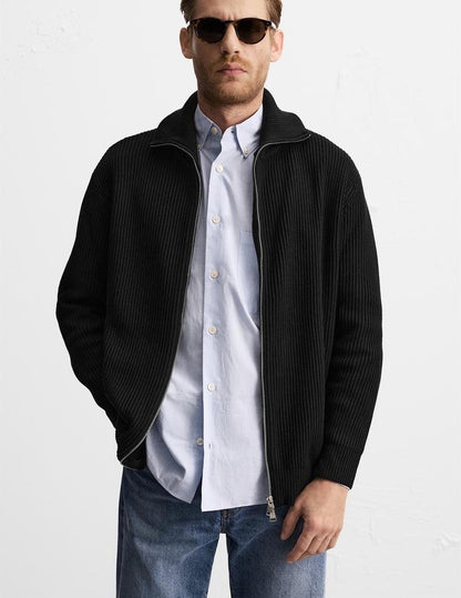 Viral Knit Zip-Up Men