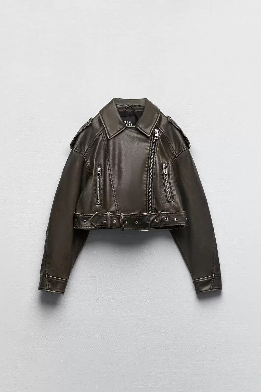 Blouson Bomber En Cuir Femme