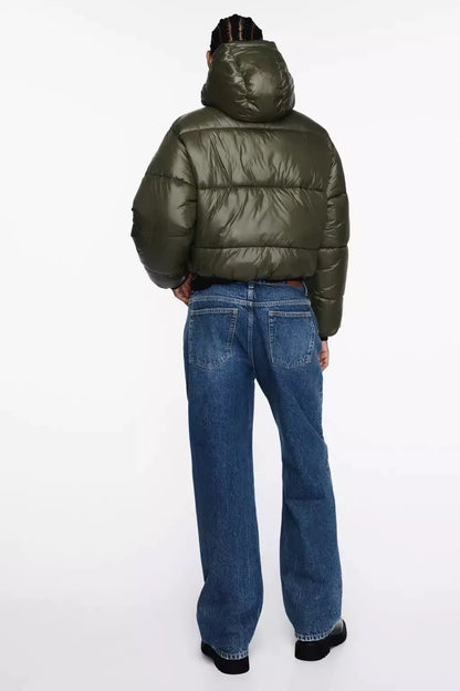 Green Puffer Jacket Women