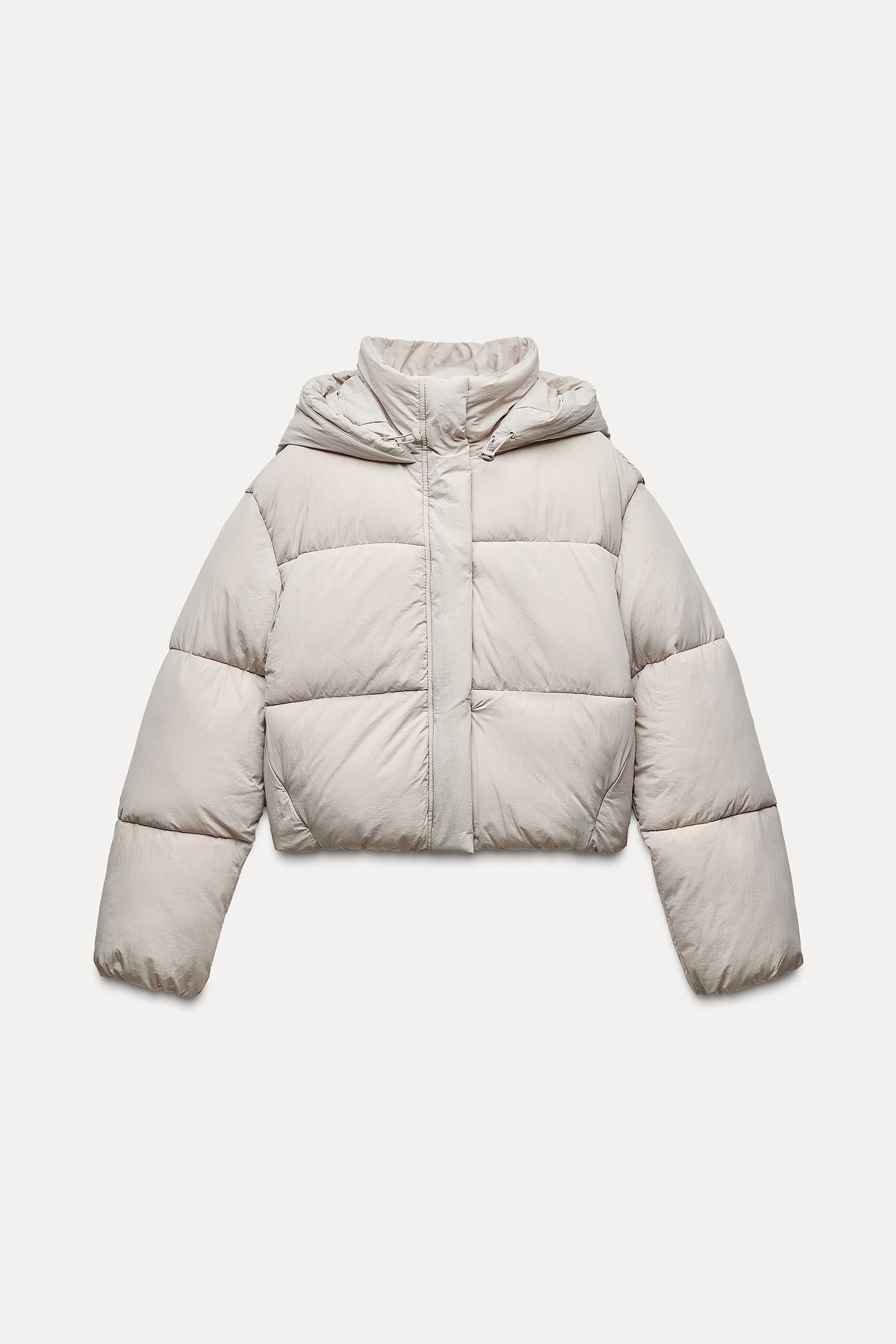 Black/White Puffer Jacket