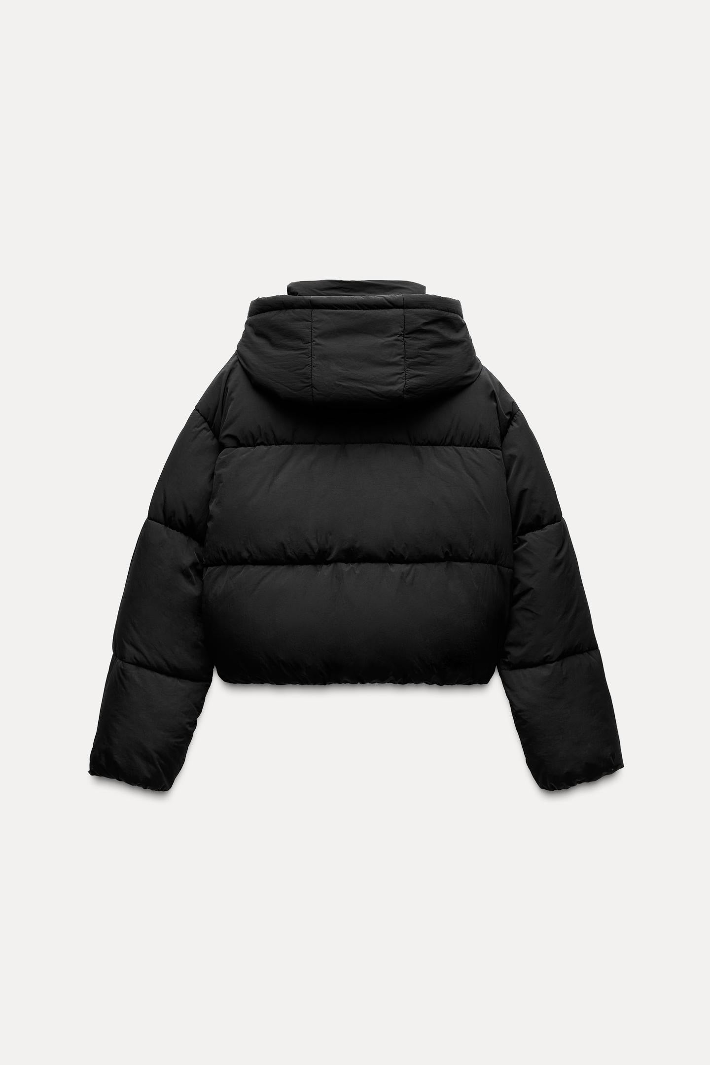 Black/White Puffer Jacket