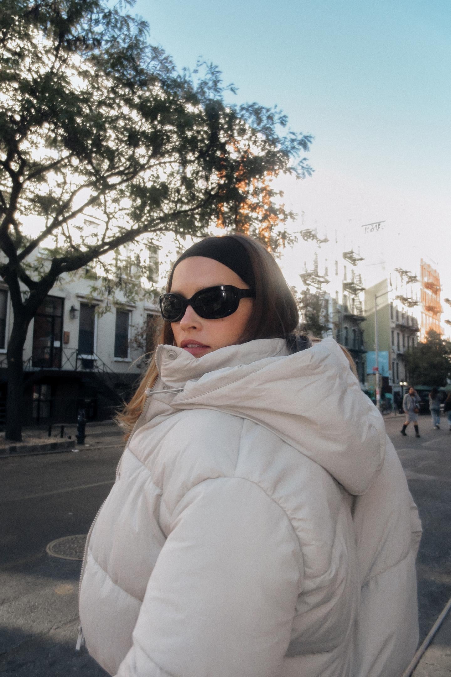 Black/White Puffer Jacket