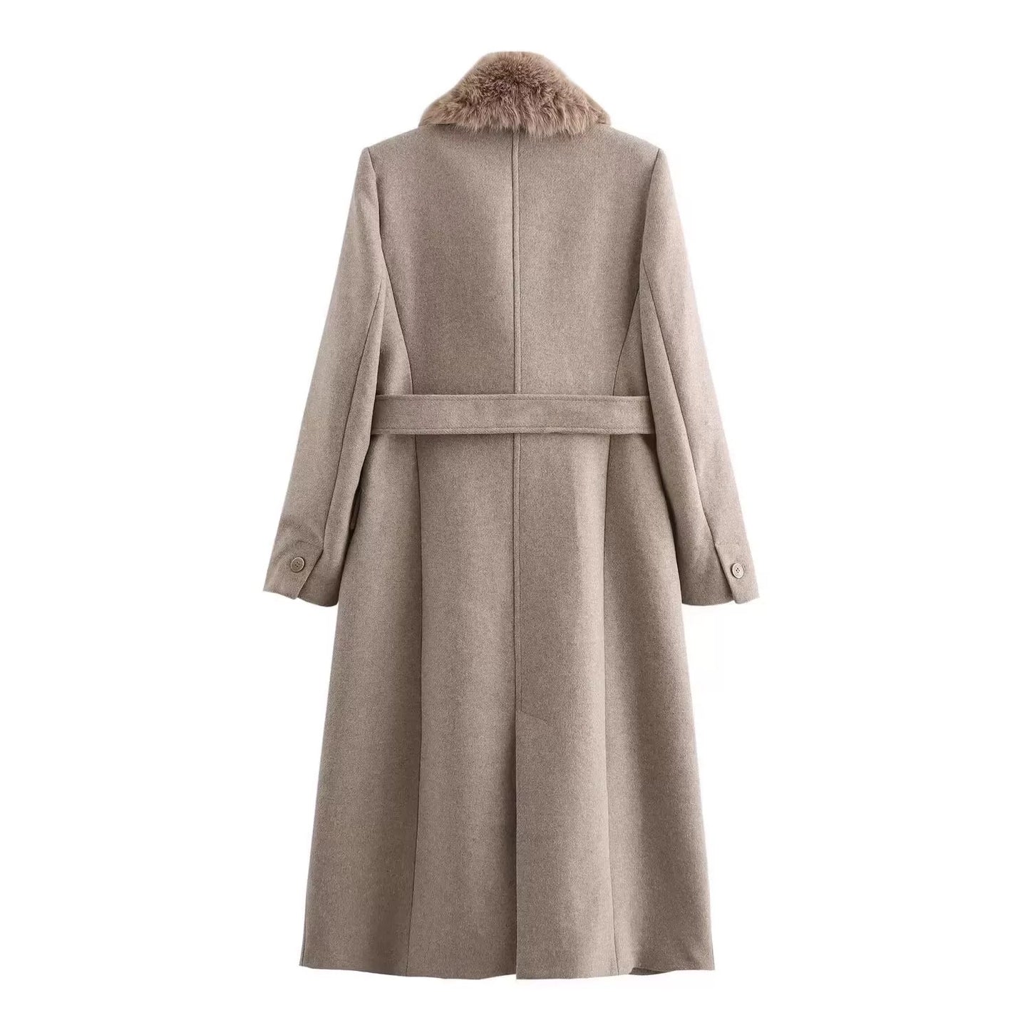 Manteau Avec Fourrure Femme