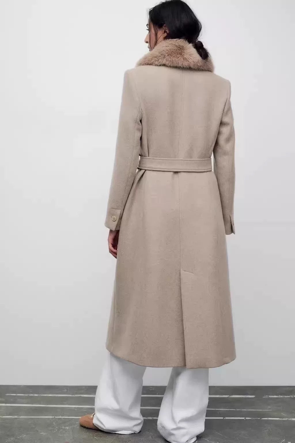 Manteau Avec Fourrure Femme