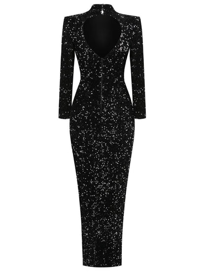 Robe noire élégante pour femmes