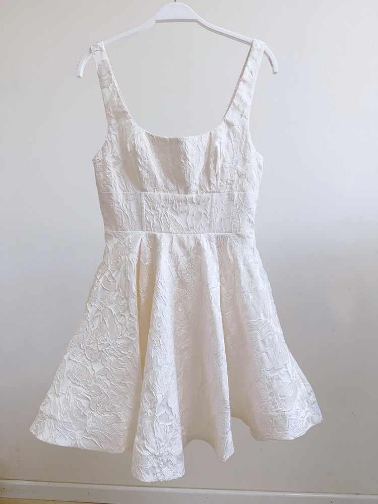 Robe jupe courte blanche