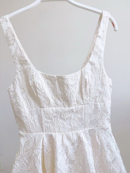 Robe jupe courte blanche