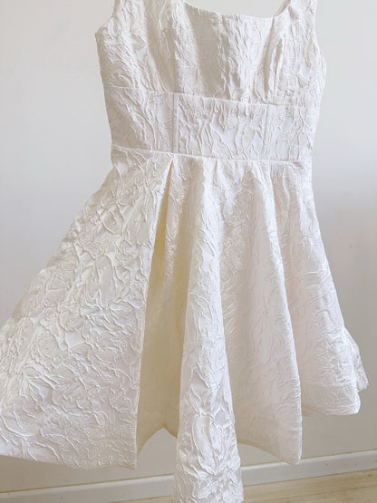 Robe jupe courte blanche