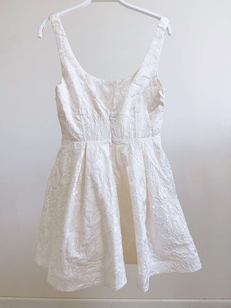 Robe jupe courte blanche