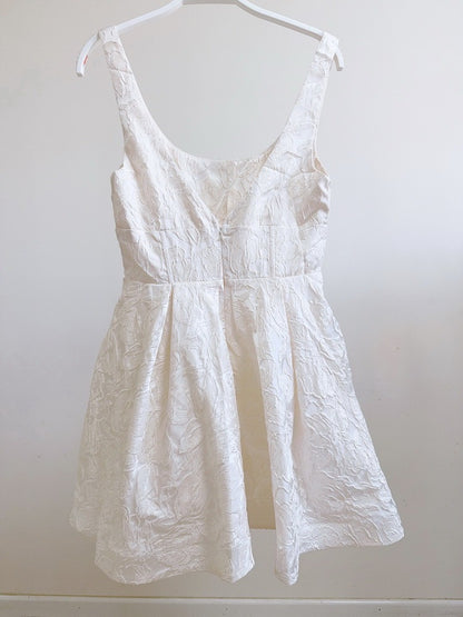 Robe jupe courte blanche