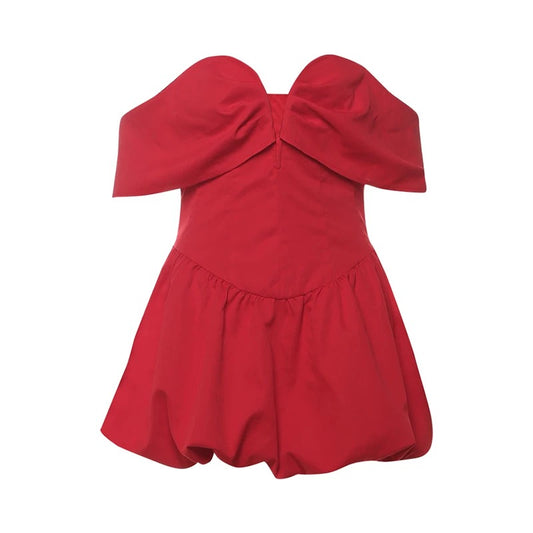 Robe Princesse Courte Rouge