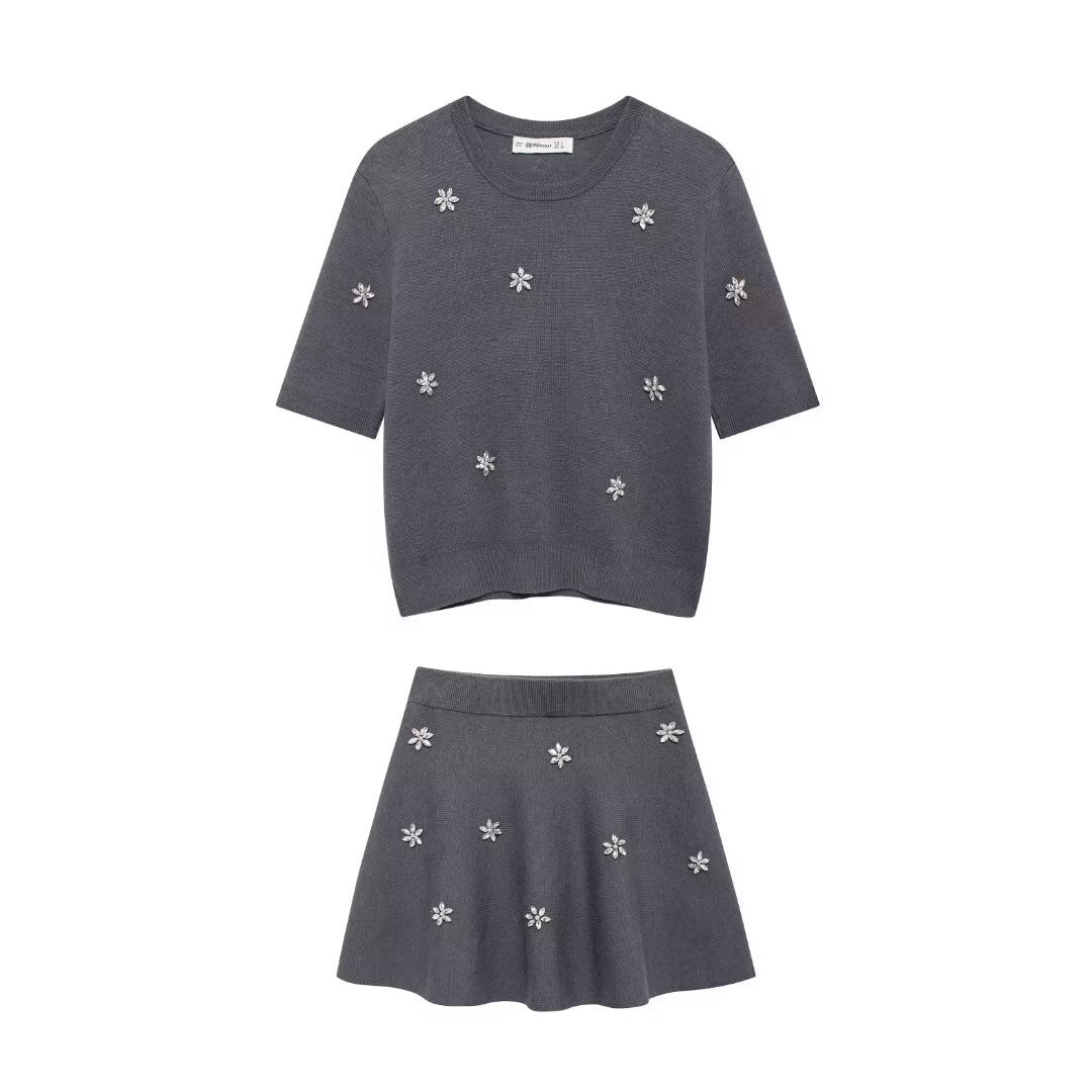 Grey Set With Stars On It